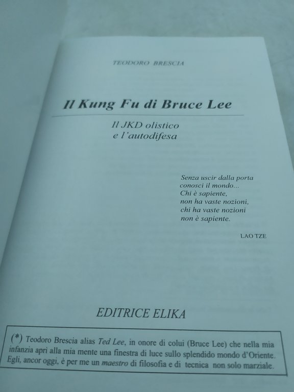 teodoro brescia il kung-fu di bruce lee il jkd olistico …