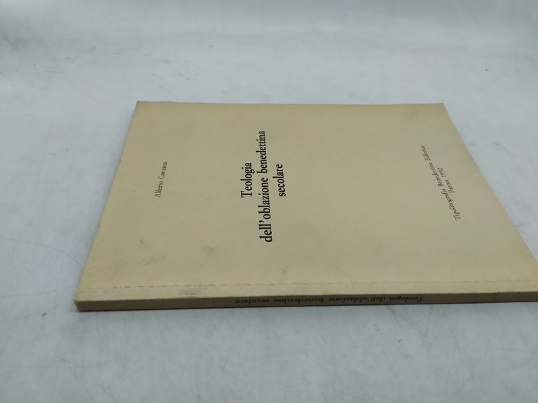 teologia dell'oblazione benedettina secolare alferio caruana