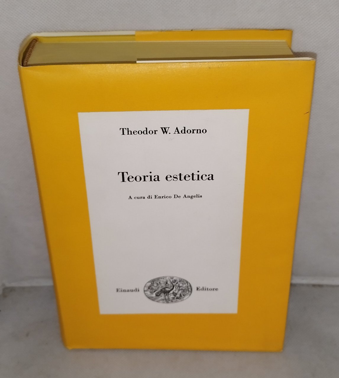teoria estetica theodor w adorno einaudi | Immagine principale