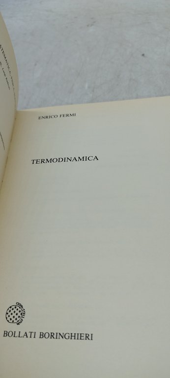 termo dinamica enrico fermi progrmma di matematica fisica elettronica
