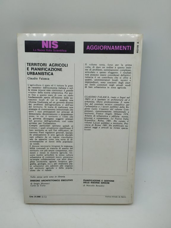 territori agricoli e pianificazione urbanistica claudio falasca