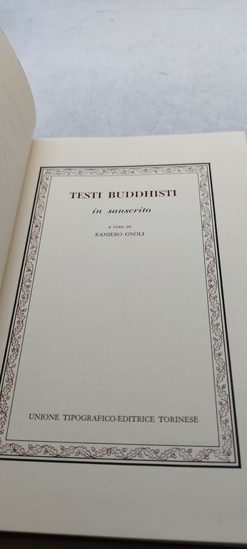 testi buddhisti in sanscrito classici utet classici delle religioni