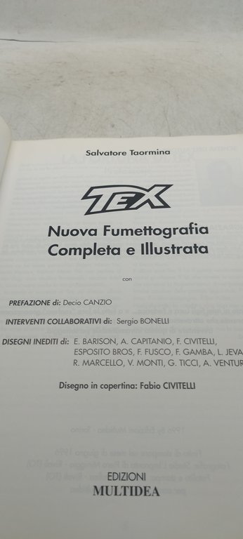tex nuova fumettografia completa e illustrata
