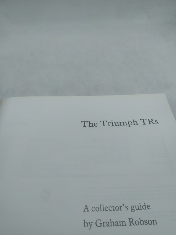 the triumph trs graham robson