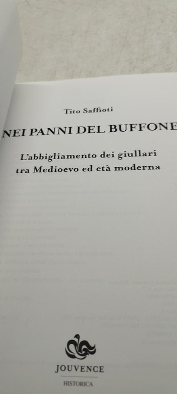 tito saffioti nei panni del buffone