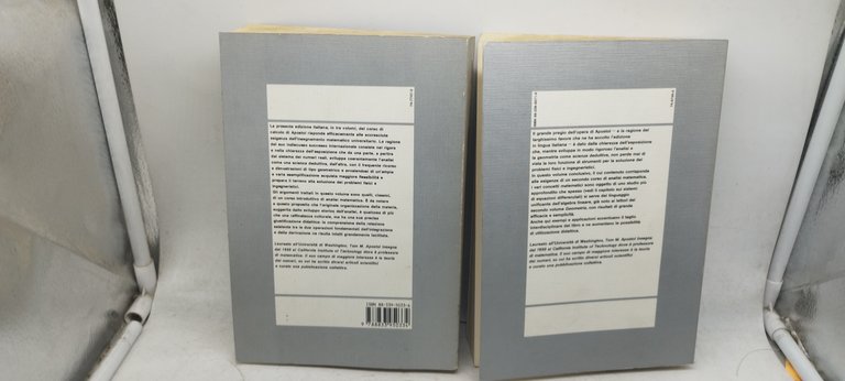 tom m apostol calcolo volume 1 e 3 2 volumi …