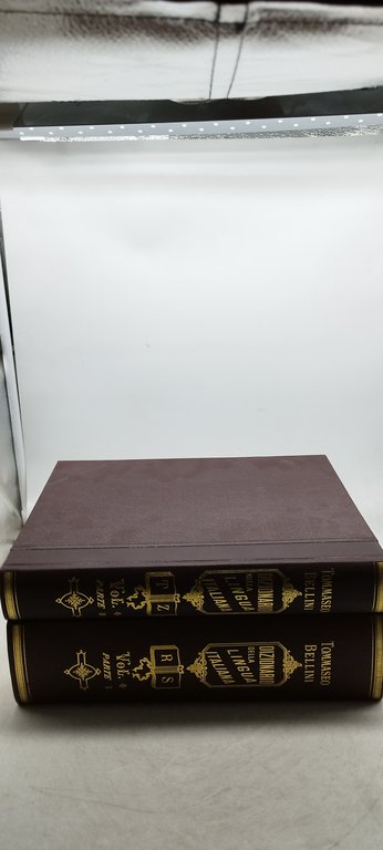tommaso bellini dizionario della lingua italiana volumw 4 parte I e II 