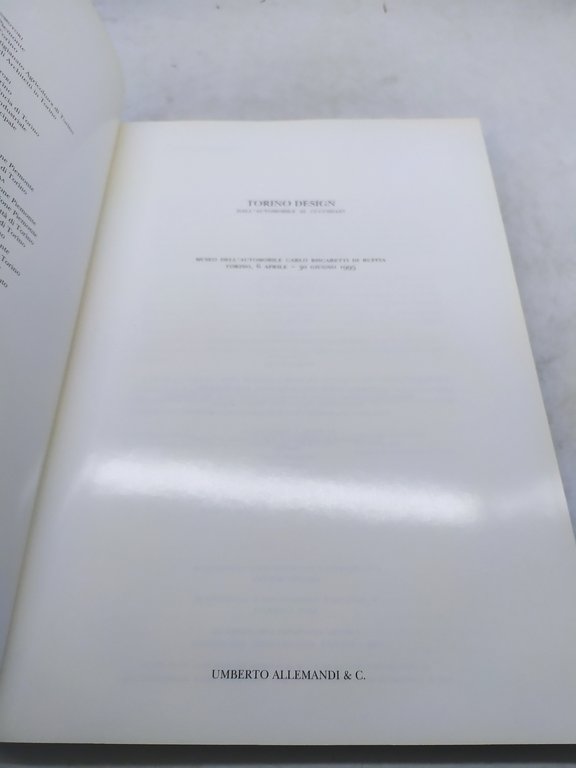 torino design umberto allemandi &amp; c