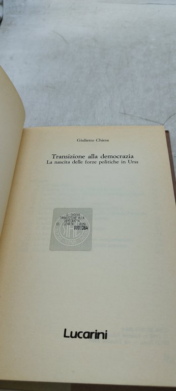 transizione alla democrazia giulietto chiesa