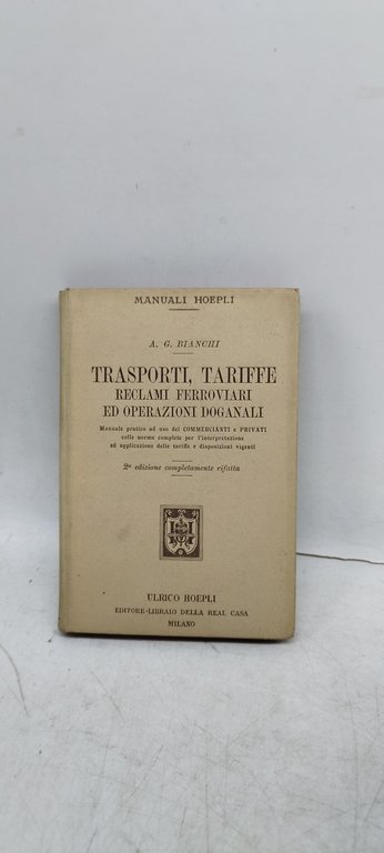 trasporti tariffe reclami ferroviari ed operazioni doganali