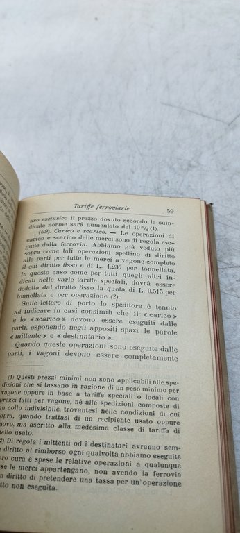 trasporti tariffe reclami ferroviari ed operazioni doganali