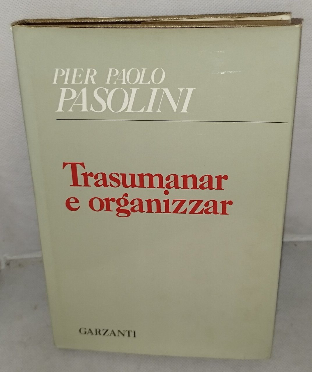 trasumanar e organizzar pier paolo pasolini | Immagine principale