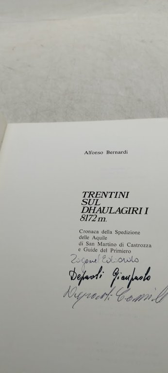 trentini sul dhaulagiri i 8172 m