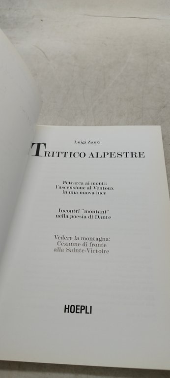 trittico alpestre hoepli