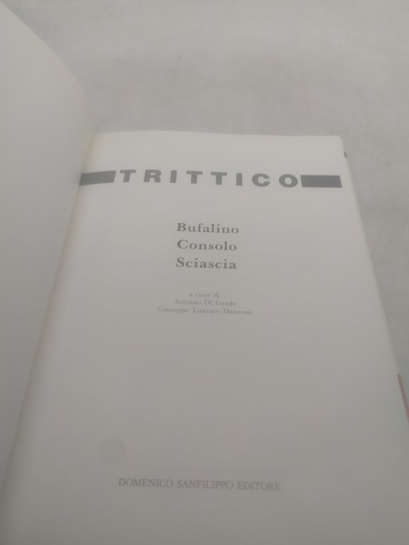 trittico bufalino consolo sciascia