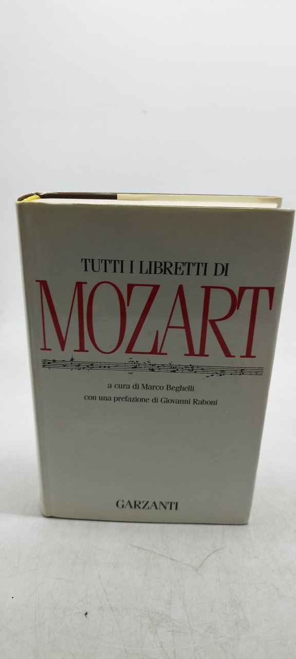 tutti i libretti di mozart garzanti