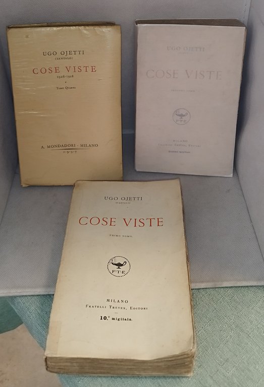 ugo ojetti (tantalo) cose viste mondadori 7 tomi | Immagine Gallery 3