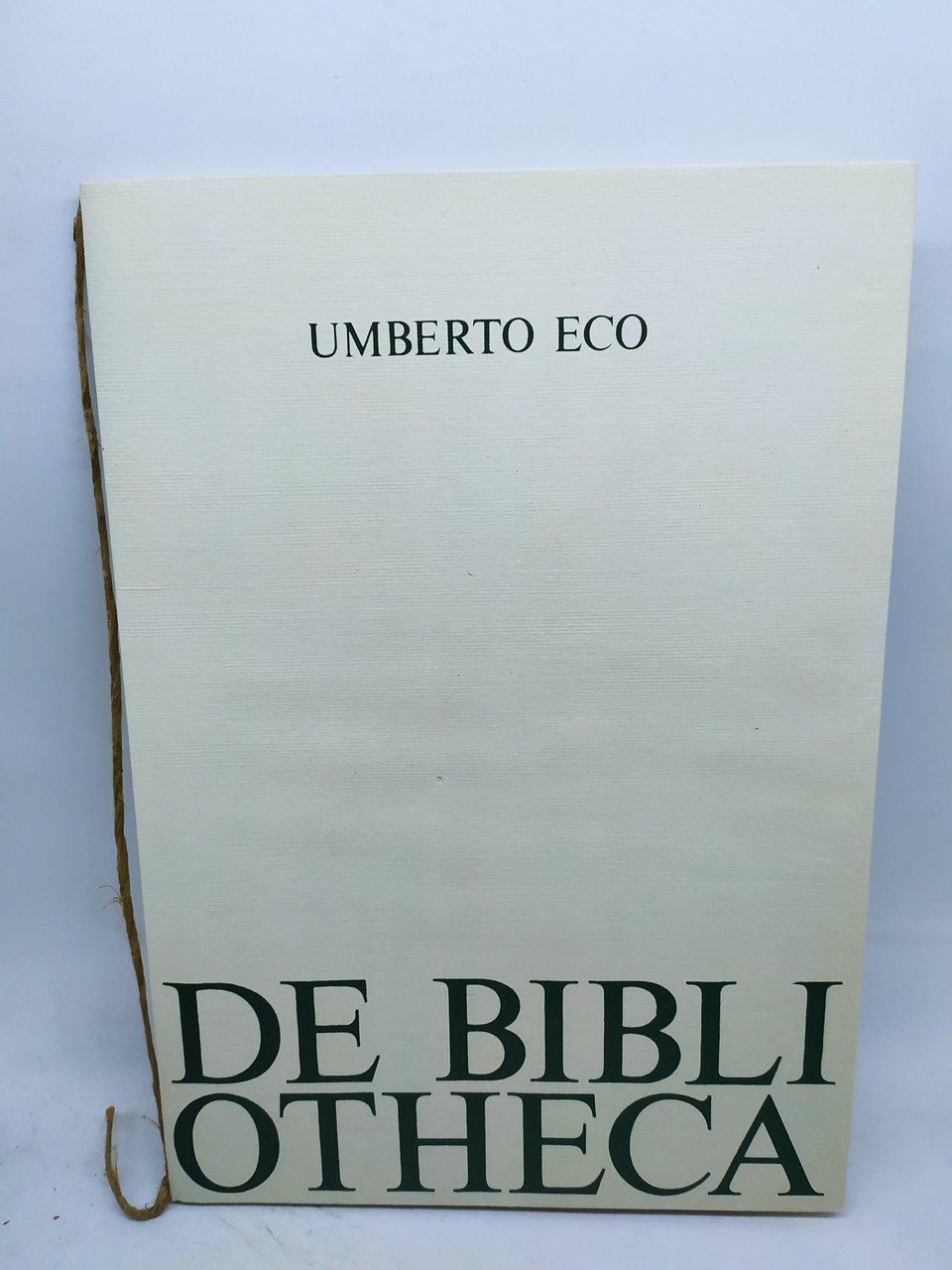 umberto eco de bibliotheca biblioteca comunale di milano