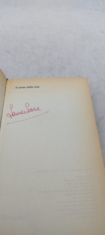 umberto eco il nome della rosa bompiani 1980