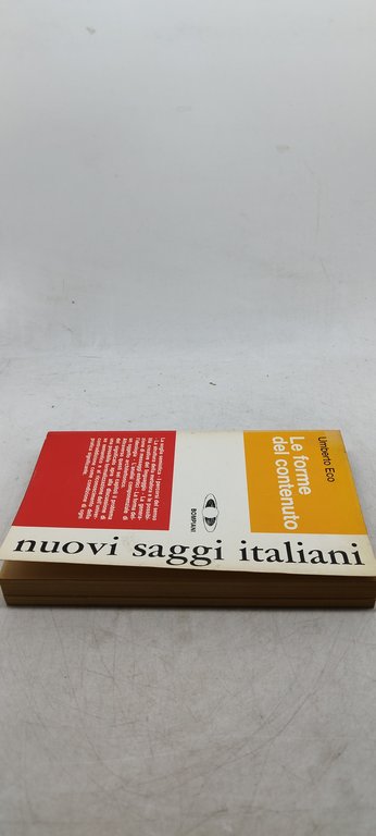 umberto eco le forme del contenuto nuovi saggi italiani