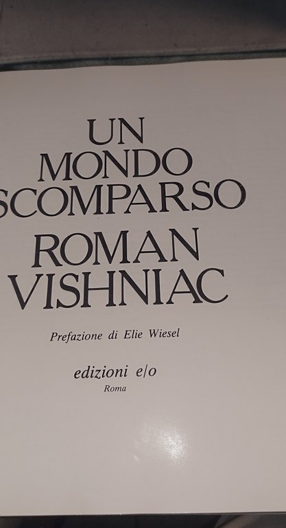 un mondo scomparso roman vishniac prefazione di elie wiesel | Immagine Gallery 3