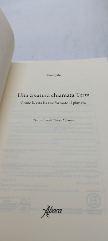 una creatura chiamata terra