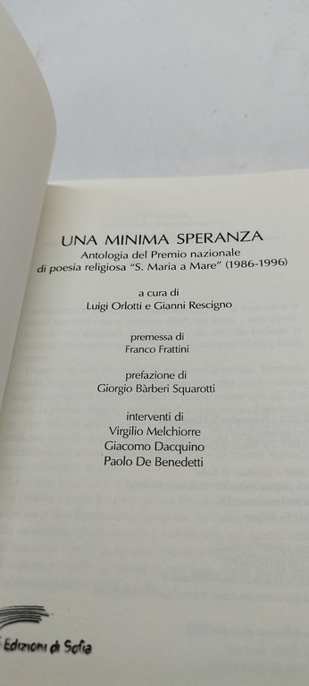 una minima speranza