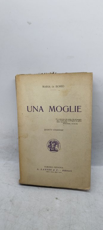 una moglie maria di borio