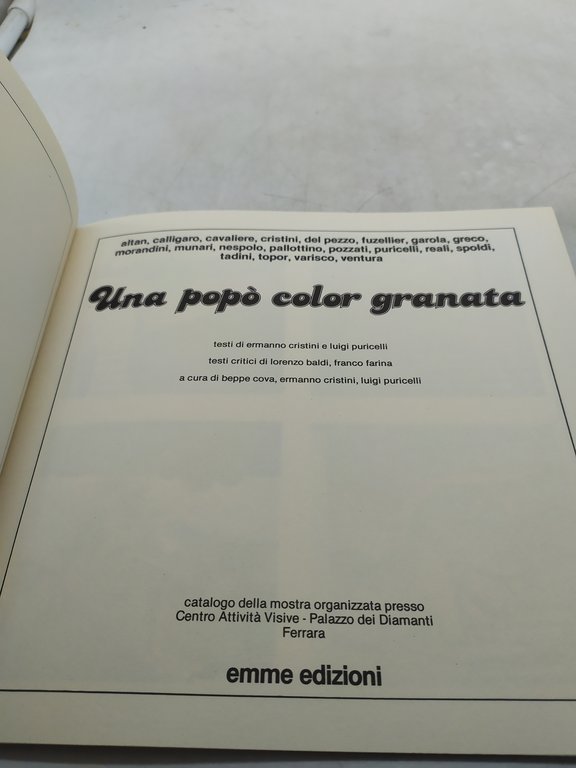 una popò color granata emme edizioni