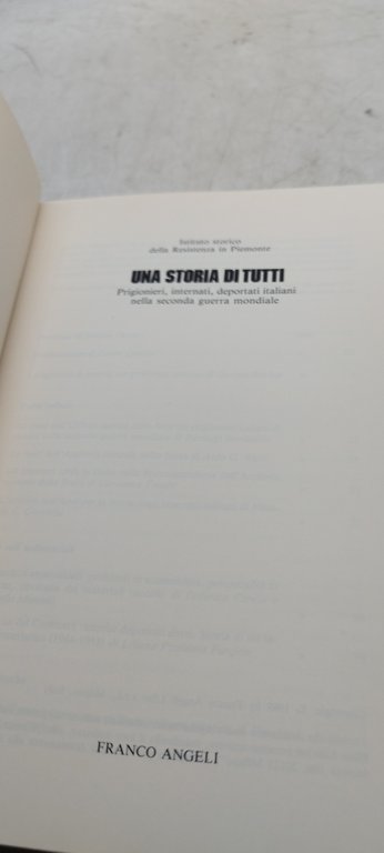 una storia di tutti franco angeli istituto storico della resistenza …