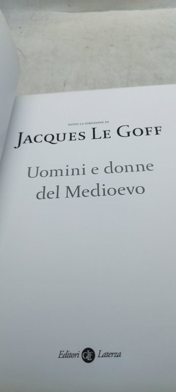 uomini e donne del medioevo laterza