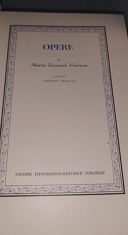 varrone opere classici utet | Immagine Gallery 7