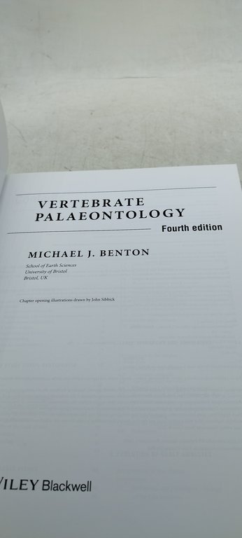 vertebrate palaeontology wiley blackwell