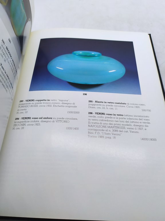 vetri di murano '900 21 ottobre 1994 grand hotel et …