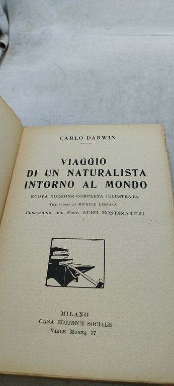 viaggio di un naturalista intorno al mondo