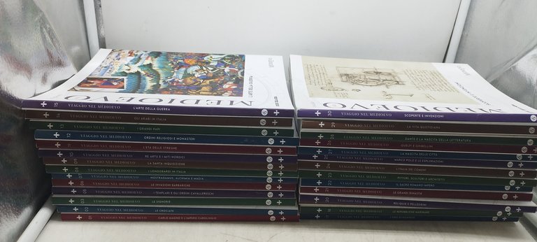 viaggio nel medioevo corriere della sera 28 volumi