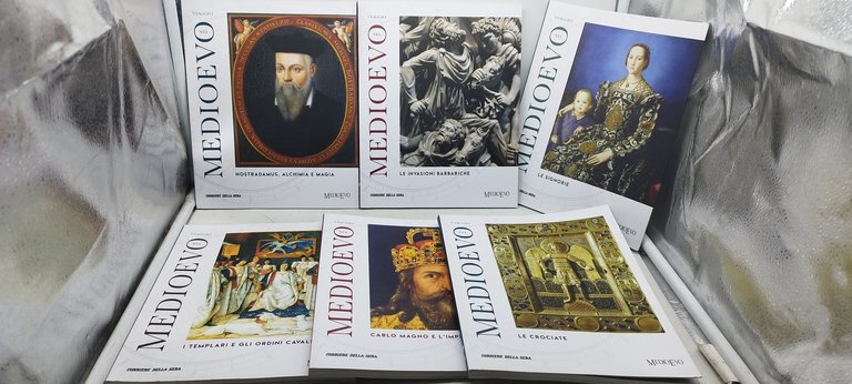 viaggio nel medioevo corriere della sera 28 volumi