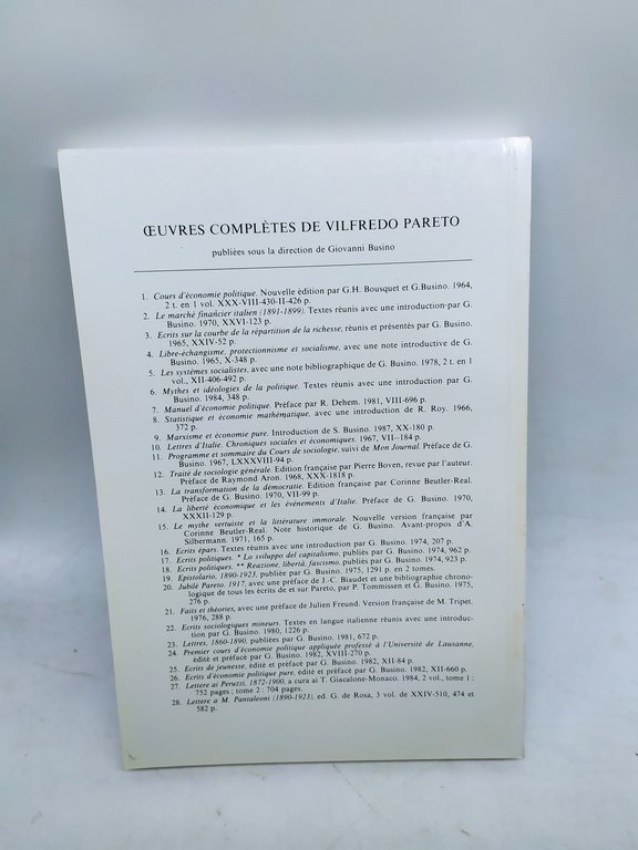 vilfredo pareto marxisme et economie pure