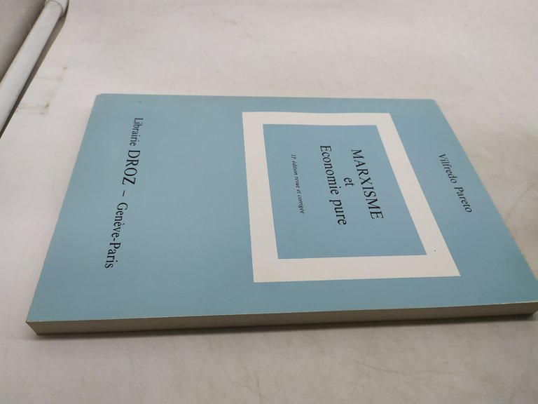 vilfredo pareto marxisme et economie pure