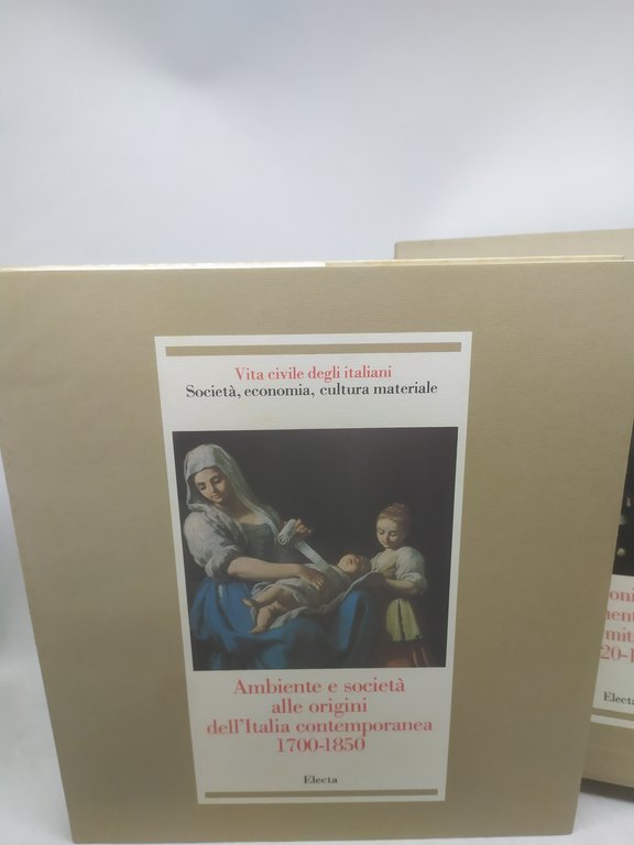 vita civile degli italiani società economia cultura materiale 5 volumi …