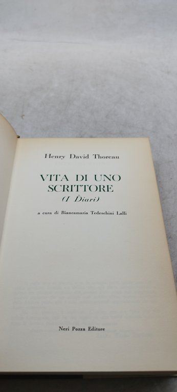 vita di uno scrittore neri pozza editore