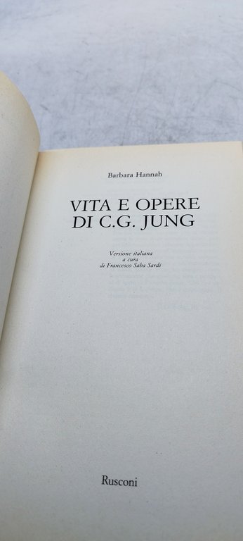 vita e opere di g.c.jung rusconi