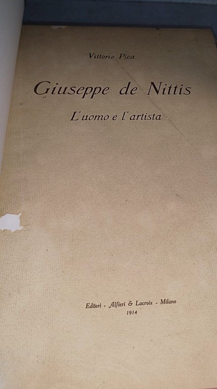 vittorio pica giuseppe de nittis l'uomo e l'artista | Immagine Gallery 3