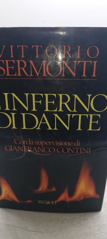 vittorio sermonti dante 3 volumi inferno paradiso purgatorio