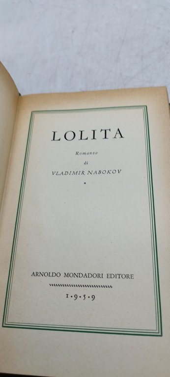 vladimir nabokv lolita mondadori