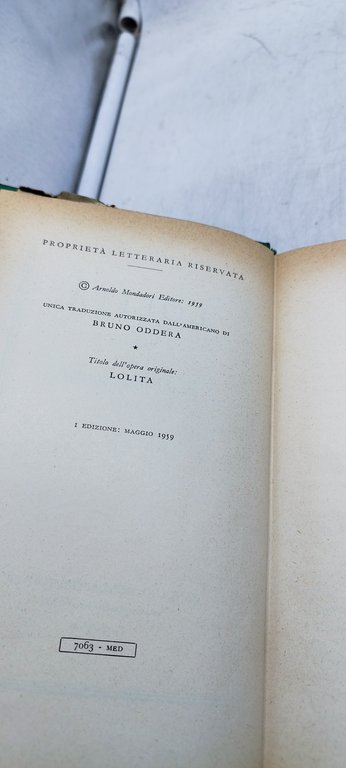 vladimir nabokv lolita mondadori