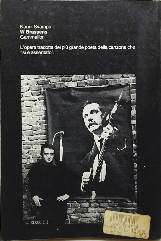 w brassens l'opera tradotta del piu' grande poeta della canzone …