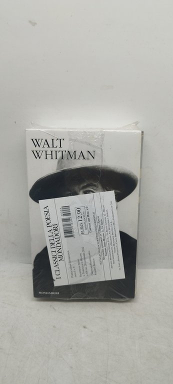walt whitman i classici della poesia mondadori chiuso ancora