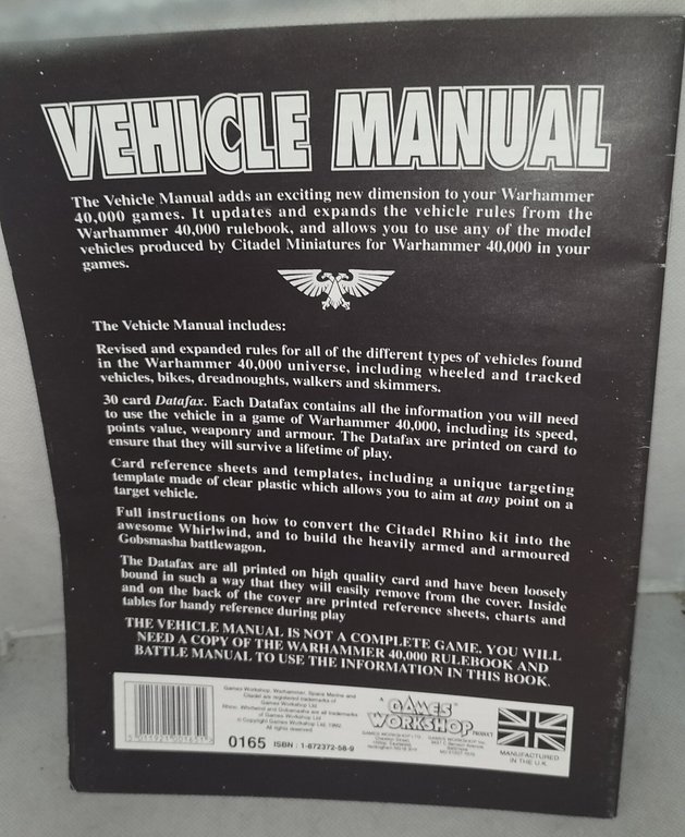 warhammer 40.000 vehicle manual | Immagine Gallery 6