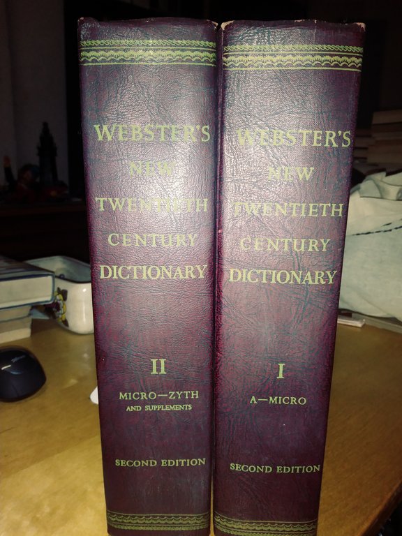 webster's new twentieth century dictionary of the english language